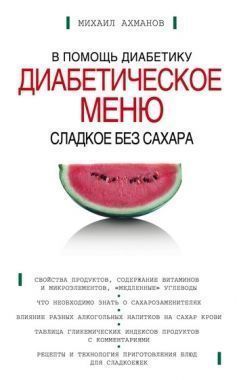 Обложка книги Сладкое без сахара. Диабетическое меню